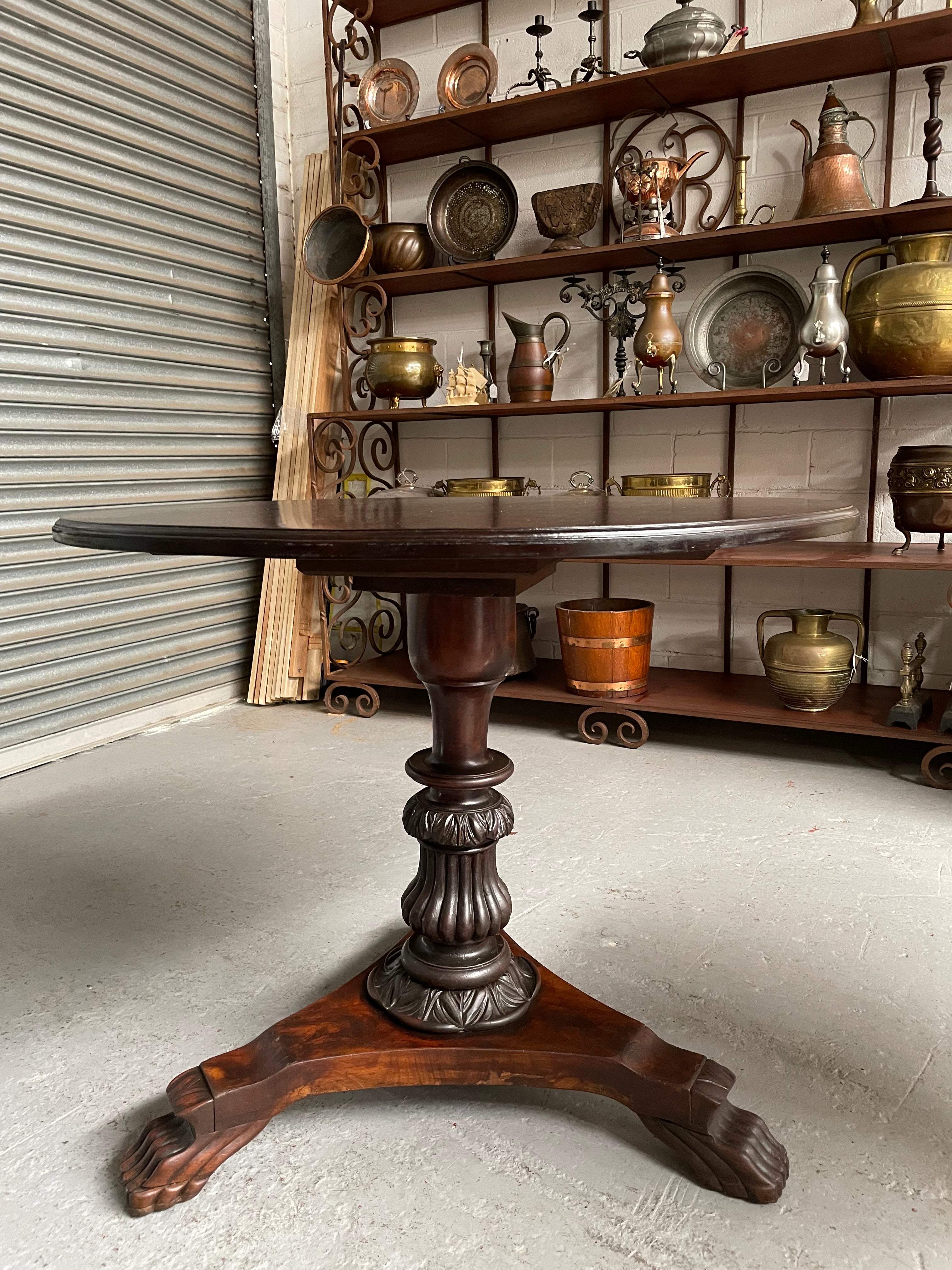 Early Victorian Mahogany Centre Table | Antique & Vintage | Moonee Ponds Antiques | Australia Wide Delivery