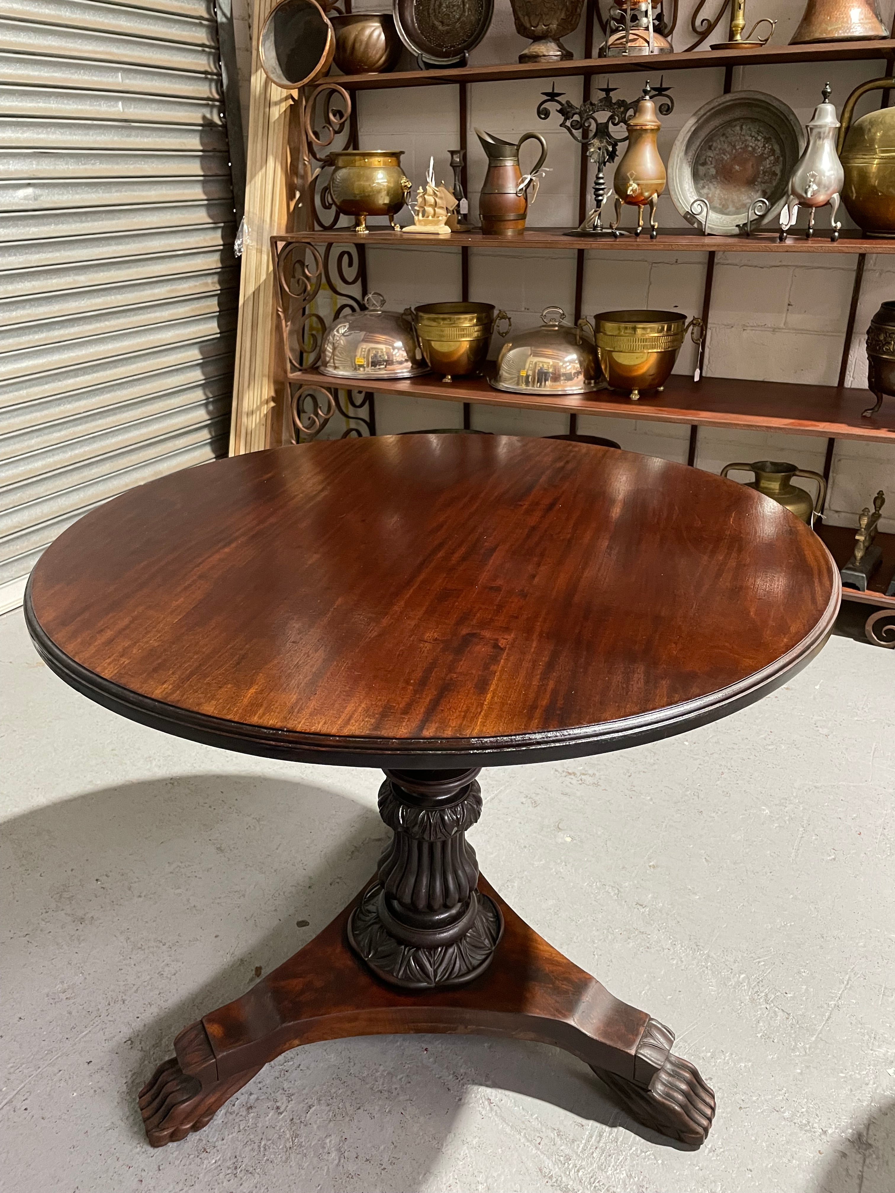 Early Victorian Mahogany Centre Table | Antique & Vintage | Moonee Ponds Antiques | Australia Wide Delivery