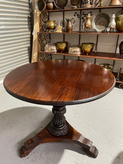 Early Victorian Mahogany Centre Table | Antique & Vintage | Moonee Ponds Antiques | Australia Wide Delivery