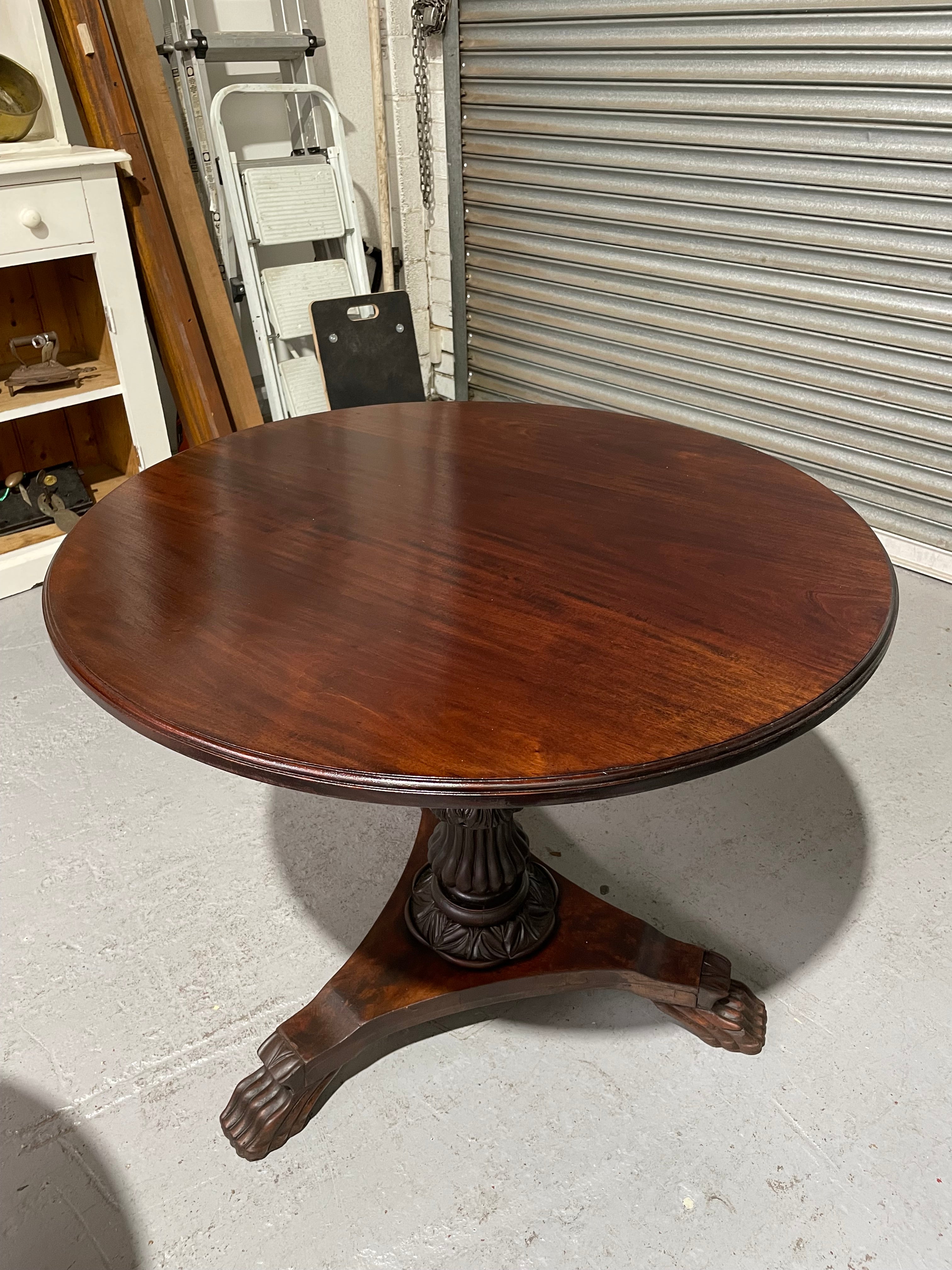 Early Victorian Mahogany Centre Table | Antique & Vintage | Moonee Ponds Antiques | Australia Wide Delivery