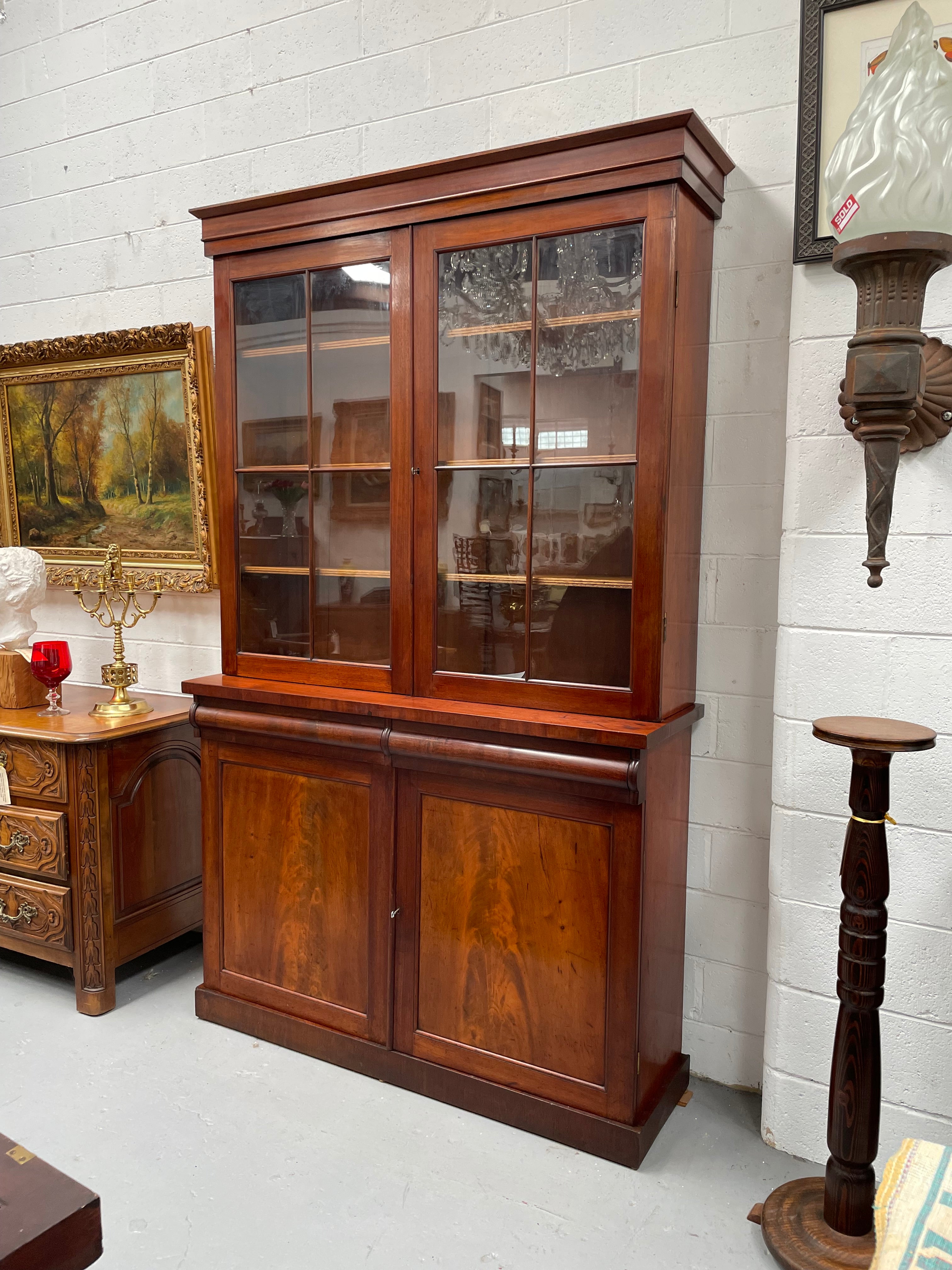Late Georgian Mahogany Bookcase | Antique & Vintage | Moonee Ponds Antiques | Australia Wide Delivery