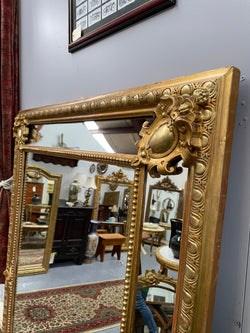 Large French 19th Century Cushion Mirror | Antique & Vintage | Moonee Ponds Antiques | Australia Wide Delivery