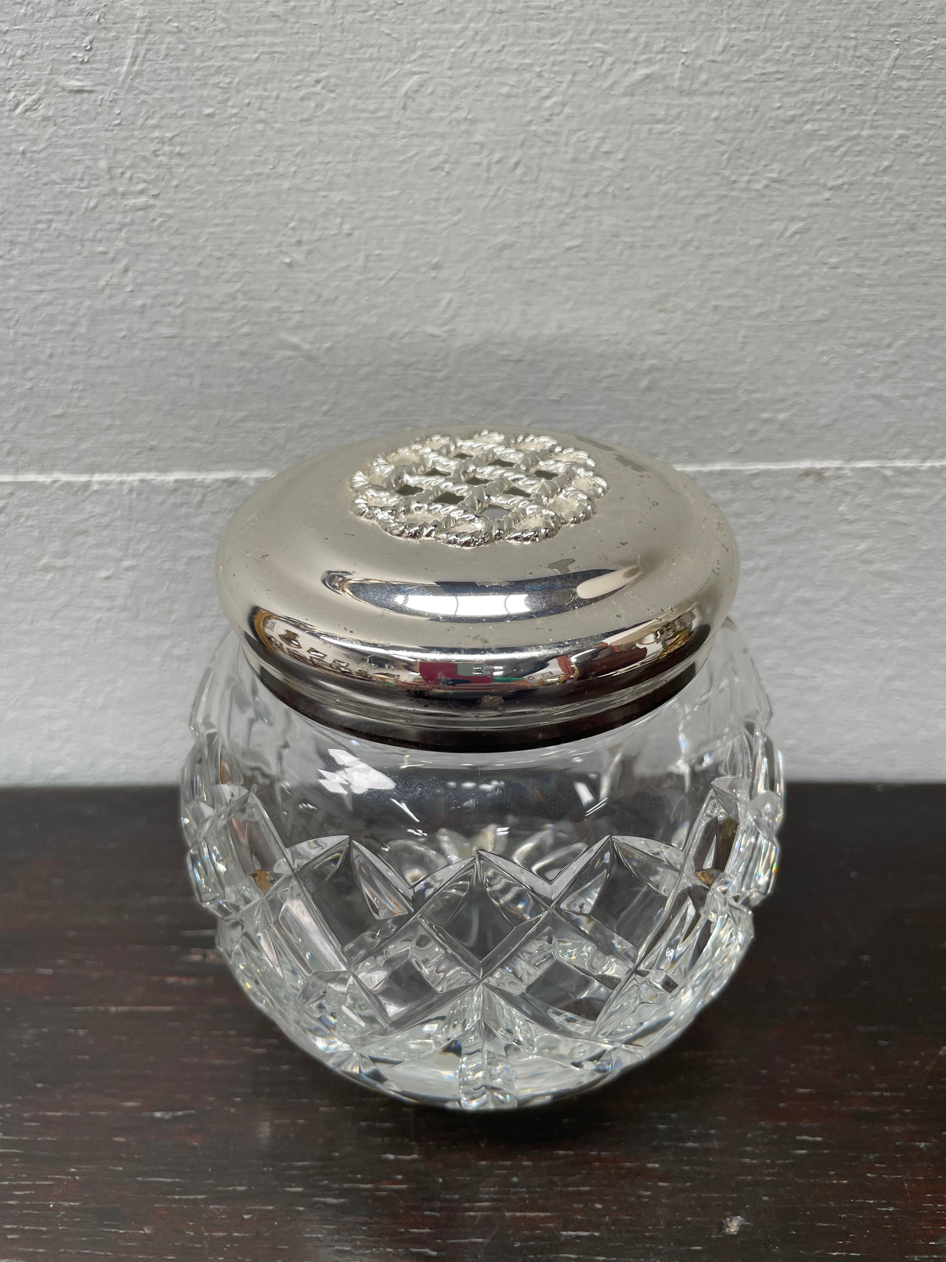 Vintage Waterford Crystal Vanity jar