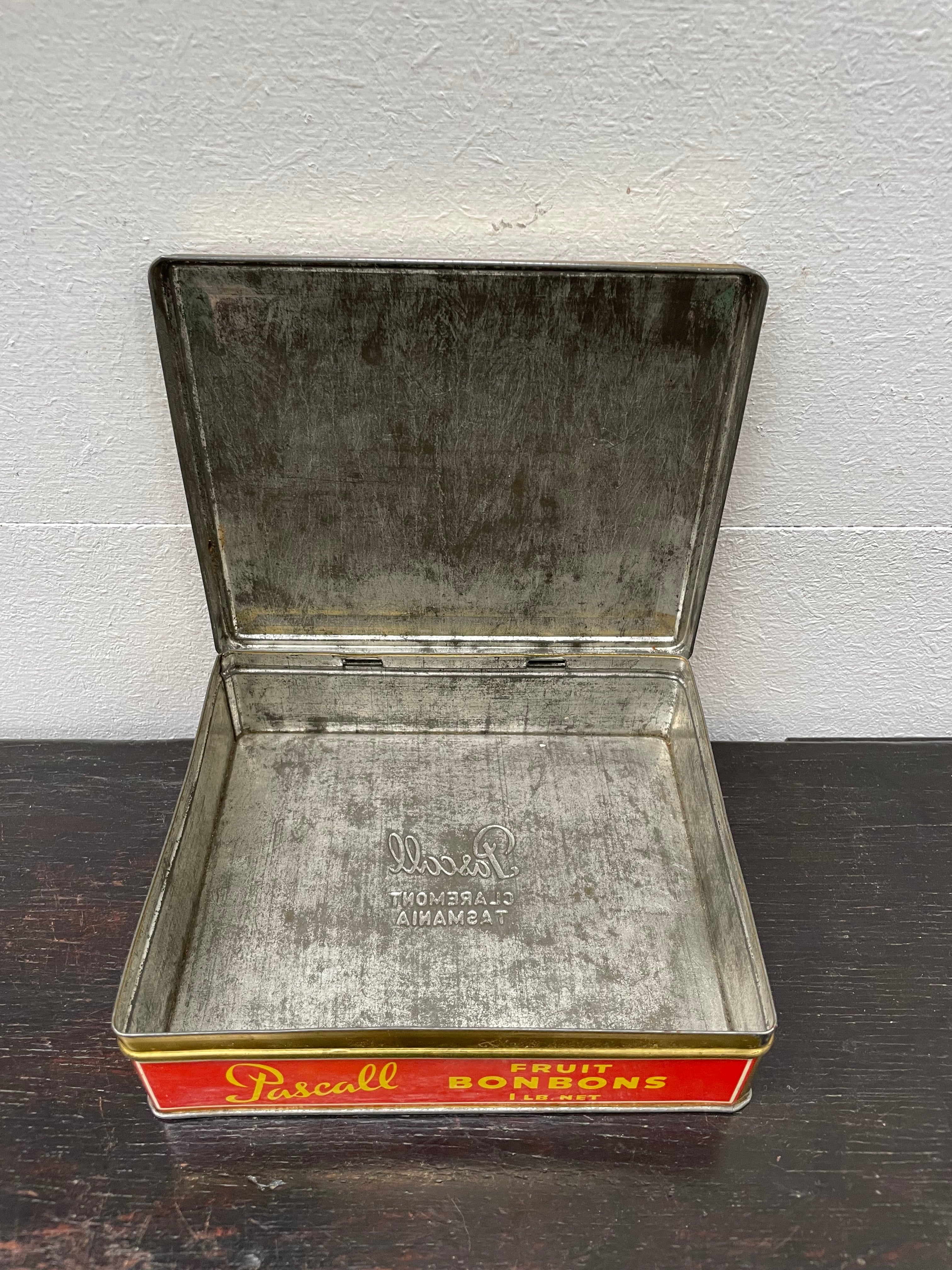Pascall Fruit Bonbons lolly Tin | Antique & Vintage | Moonee Ponds Antiques | Australia Wide