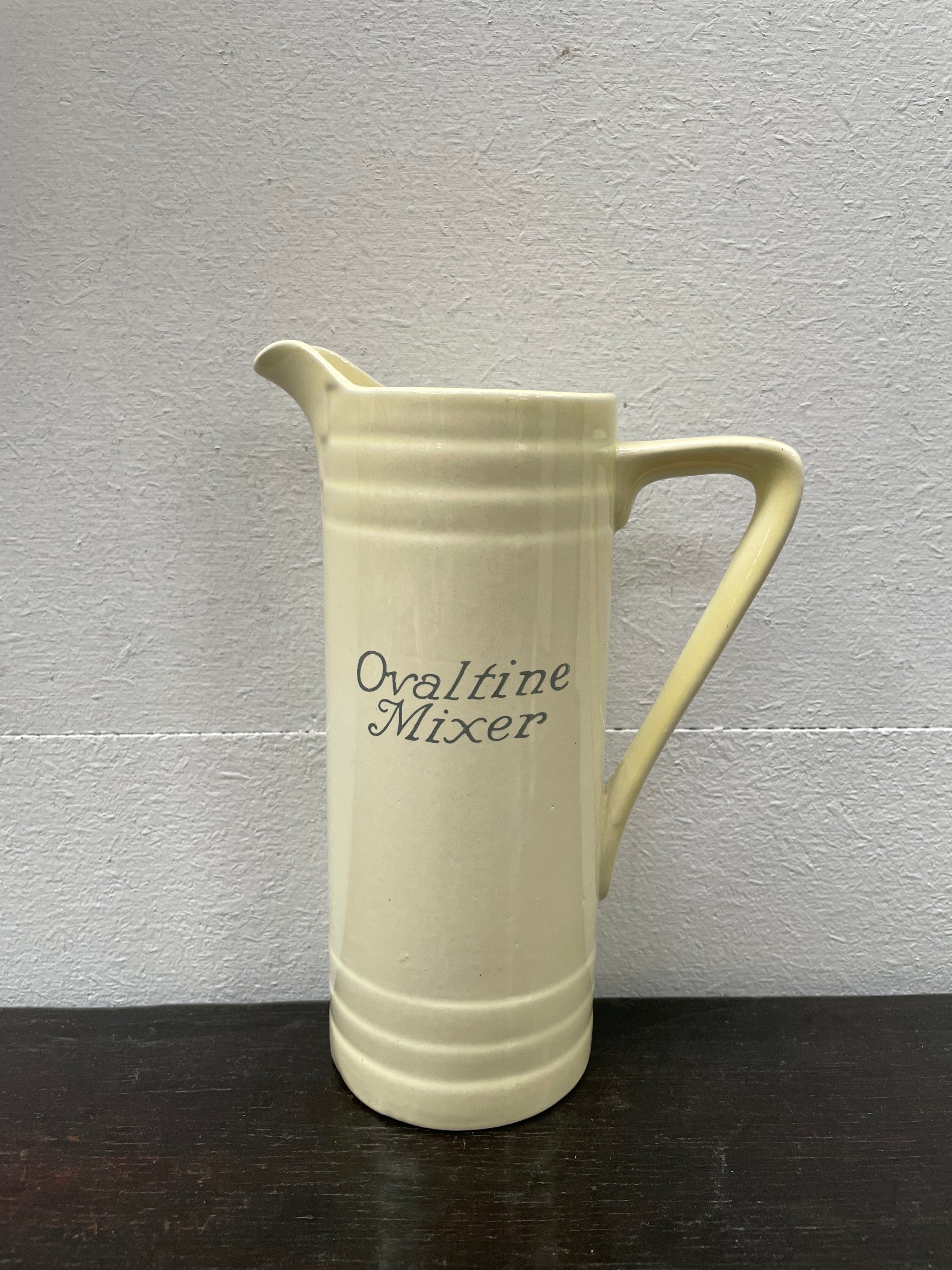 Fowler Ware Ovaltine Mixer Jug | Antique & Vintage | Moonee Ponds Antiques | Australia Wide Delivery