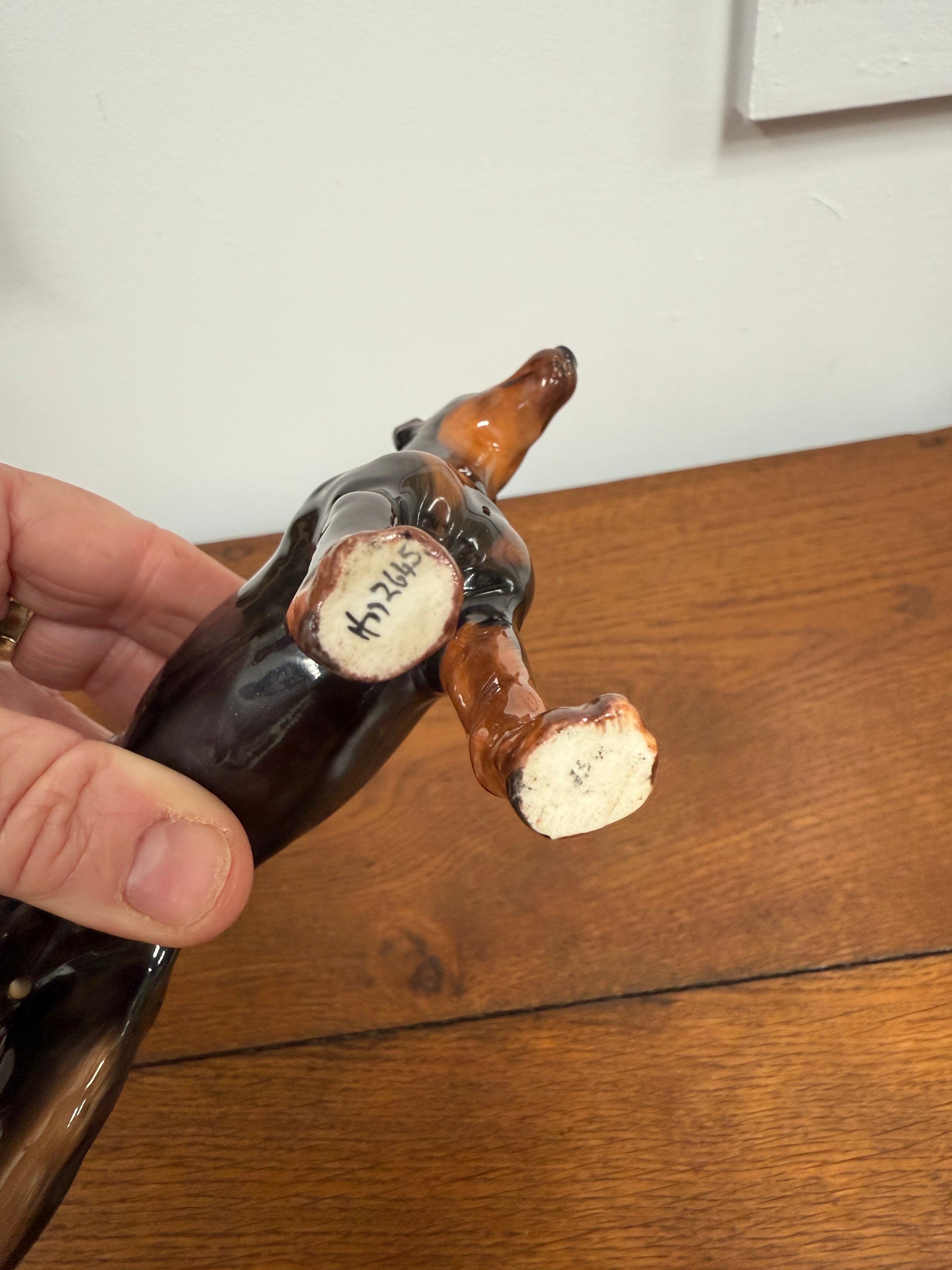 Rare Royal Doulton Doberman Pinscher Figure | Antique & Vintage | Moonee Ponds Antiques | Australia Wide Delivery
