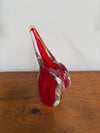 Vintage Murano Sommerso Style Red Glass Vase | Antique & Vintage | Moonee Ponds Antiques | Australia Wide Delivery