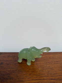 Vintage Natural Stone Elephant Carving | Antique & Vintage | Moonee Ponds Antiques | Australia Wide Delivery