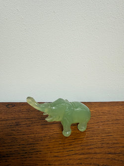 Vintage Natural Stone Elephant Carving | Antique & Vintage | Moonee Ponds Antiques | Australia Wide Delivery