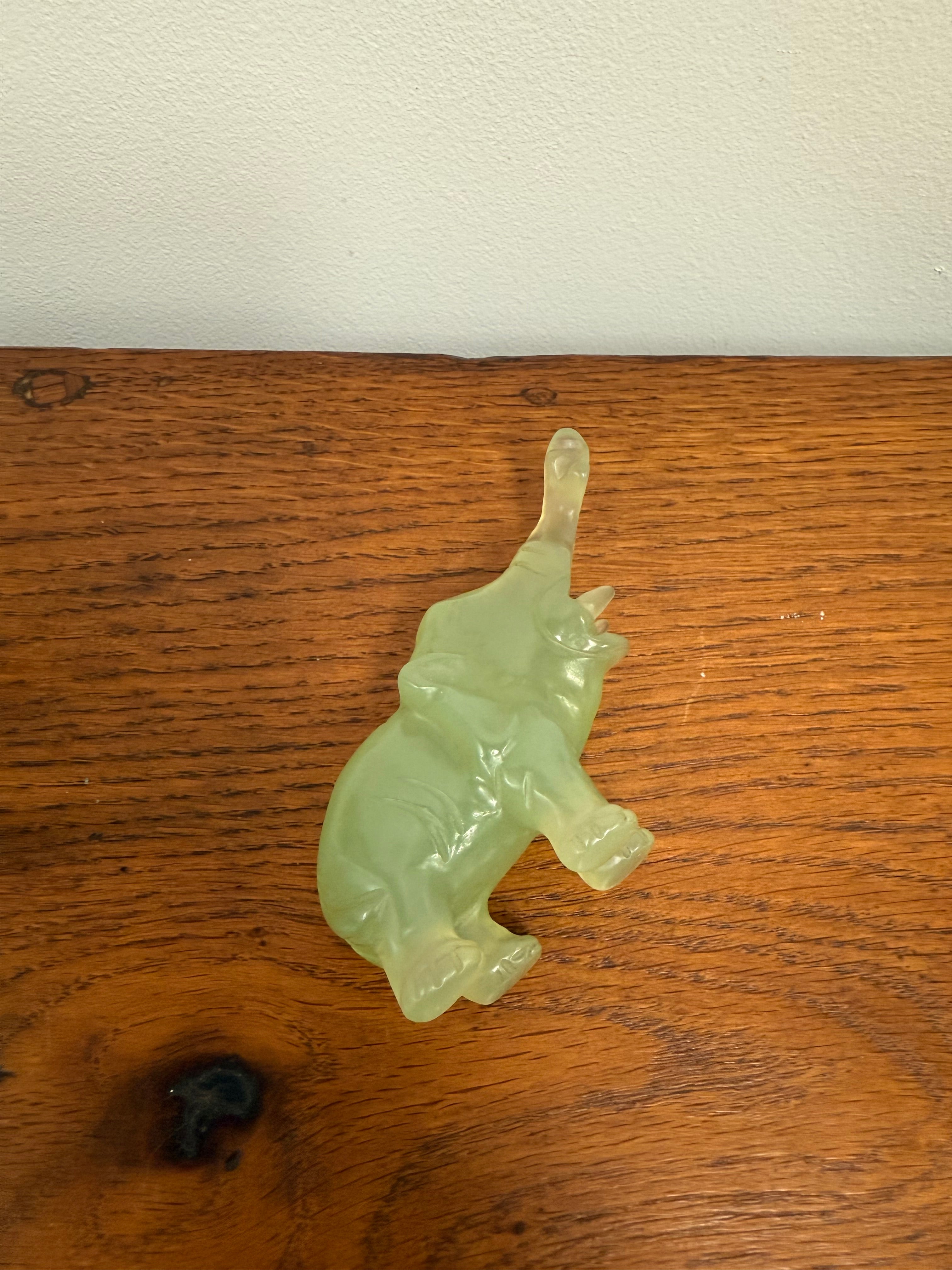 Vintage Natural Stone Elephant Carving | Antique & Vintage | Moonee Ponds Antiques | Australia Wide Delivery