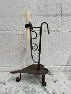19th Century Wrought Iron Candle Holder by Valerian Gillar Wien | Antique & Vintage | Moonee Ponds Antiques | Australia Wide Delivery