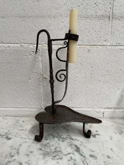 19th Century Wrought Iron Candle Holder by Valerian Gillar Wien | Antique & Vintage | Moonee Ponds Antiques | Australia Wide Delivery