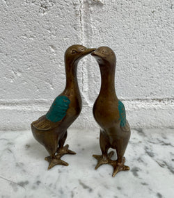 Pair Of Vintage Bronze Ducks | Antique & Vintage | Moonee Ponds Antiques | Australia Wide Delivery