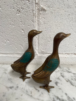 Pair Of Vintage Bronze Ducks | Antique & Vintage | Moonee Ponds Antiques | Australia Wide Delivery