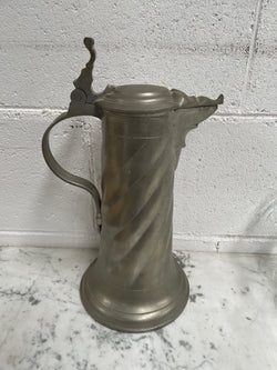 Antique 19th Century Large Pewter Lidded Tankard | Antique & Vintage | Moonee Ponds Antiques | Australia Wide Delivery