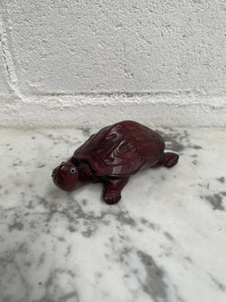 Vintage Hand Carved Rosewood Tortoise | Antique & Vintage | Moonee Ponds Antiques | Australia Wide Delivery