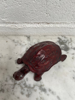 Vintage Hand Carved Rosewood Tortoise | Antique & Vintage | Moonee Ponds Antiques | Australia Wide Delivery