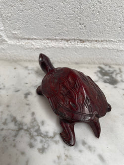 Vintage Hand Carved Rosewood Tortoise | Antique & Vintage | Moonee Ponds Antiques | Australia Wide Delivery