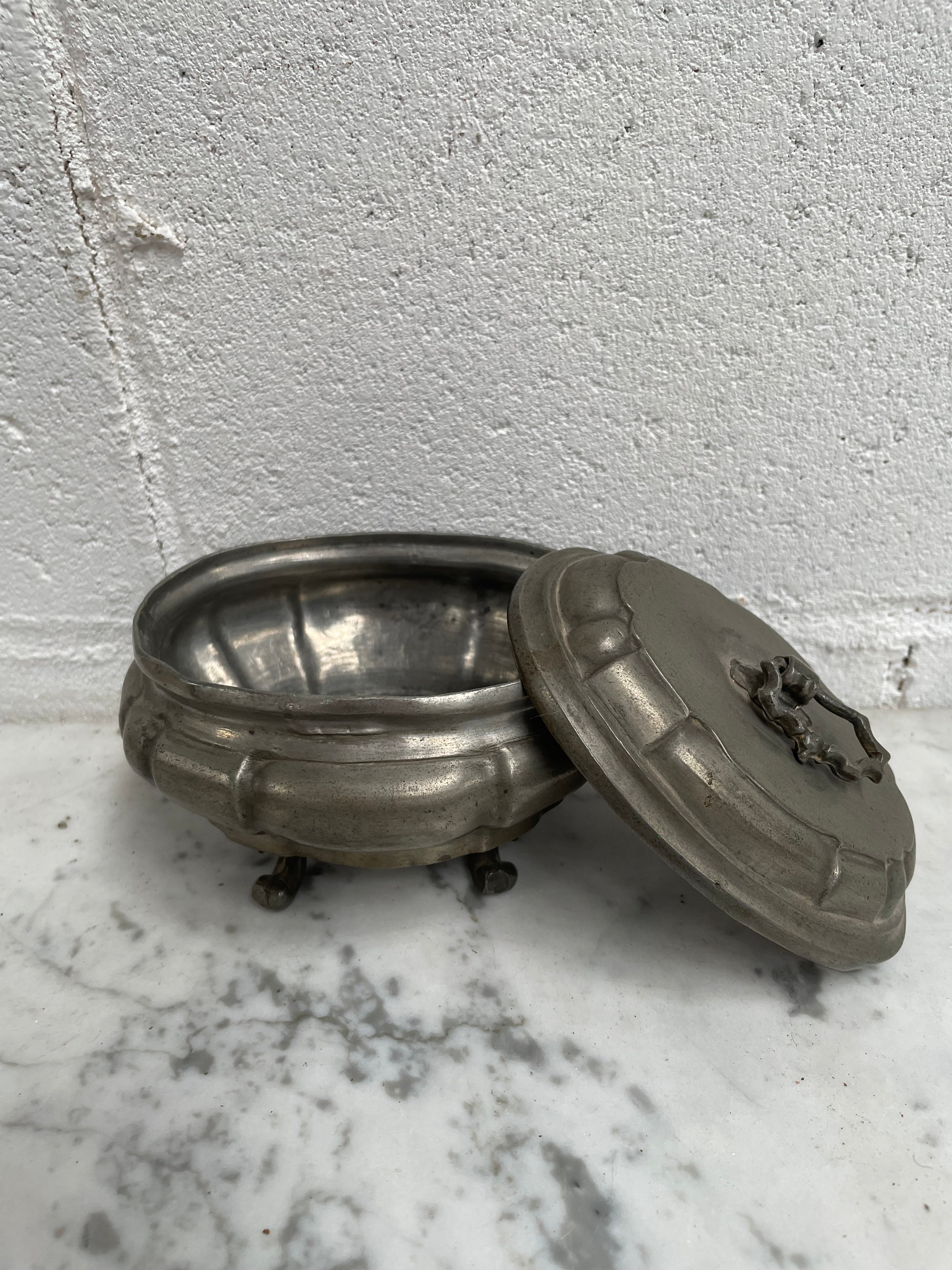 Antique Miniature Pewter Tureen | Antique & Vintage | Moonee Ponds Antiques | Australia Wide Delivery