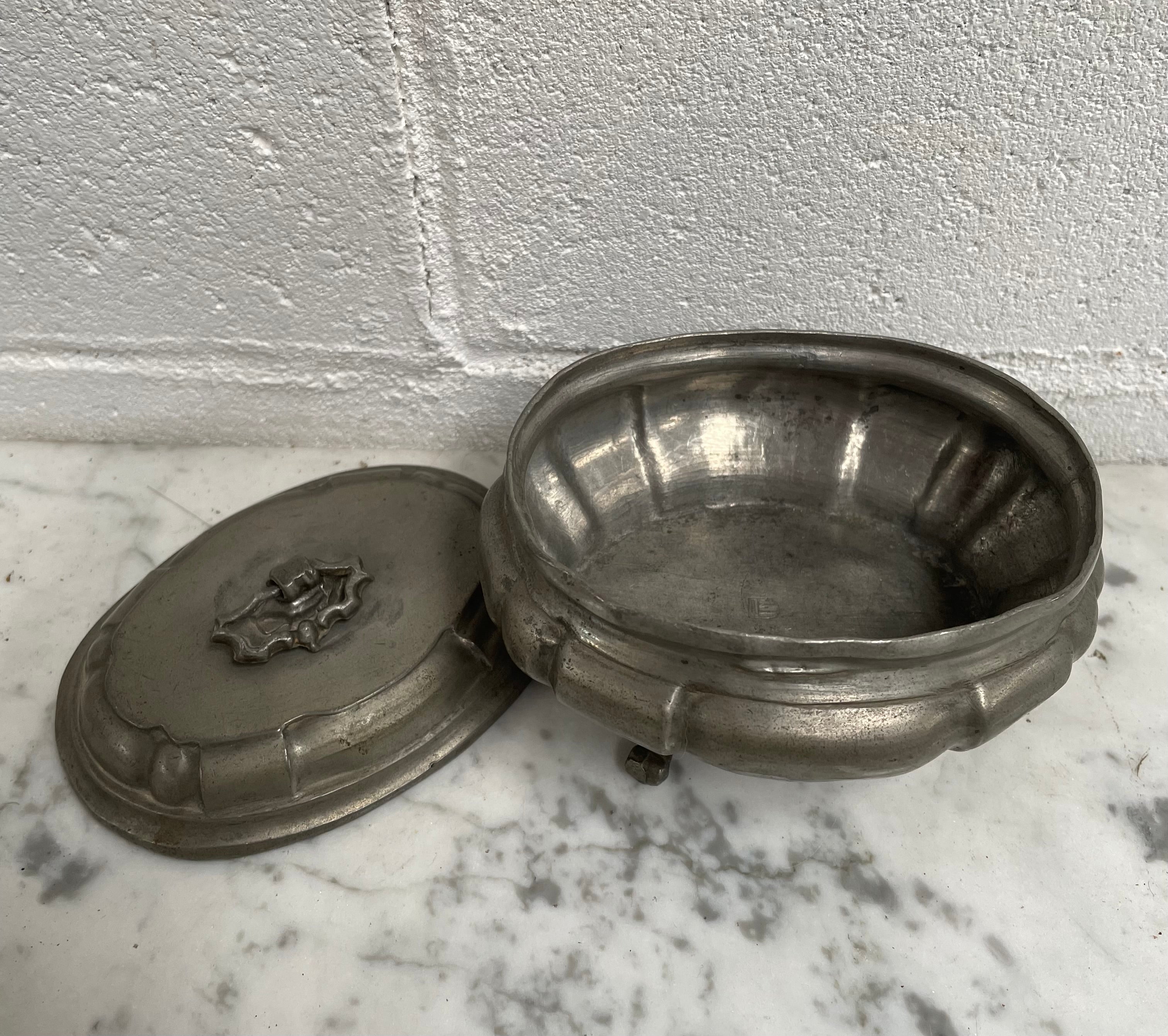 Antique Miniature Pewter Tureen | Antique & Vintage | Moonee Ponds Antiques | Australia Wide Delivery