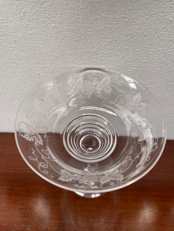 Stuart Crystal Comport Grape Design | Antique & Vintage | Moonee Ponds Antiques | Australia Wide Delivery