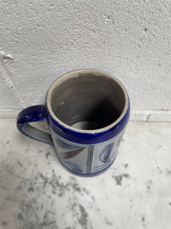 Vintage Mid Century Hand Painted Stoneware Mug | Antique & Vintage | Moonee Ponds Antiques | Australia Wide Delivery