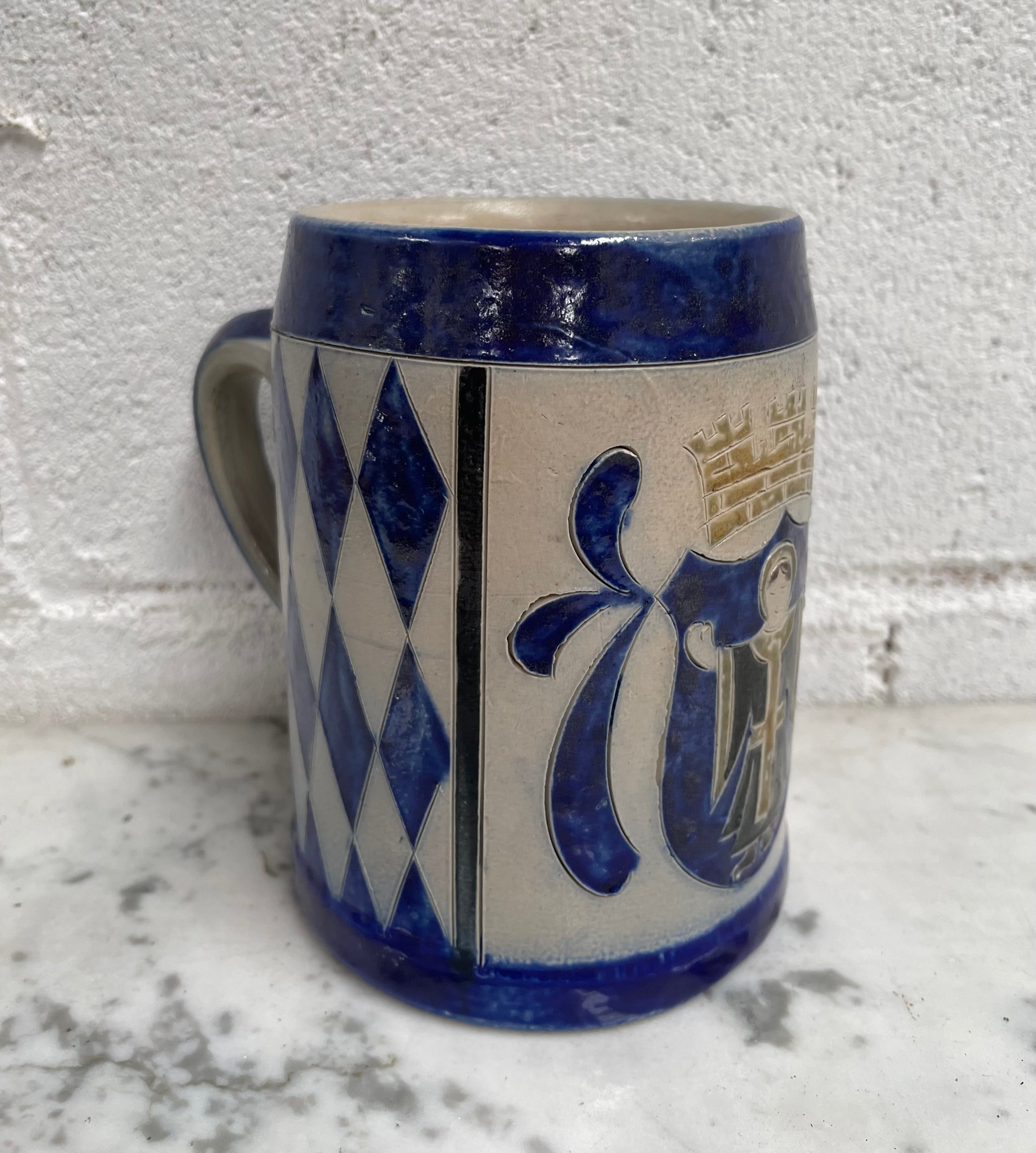 Vintage Mid Century Zoller Stoneware Mug | Antique & Vintage | Moonee Ponds Antiques | Australia Wide Delivery