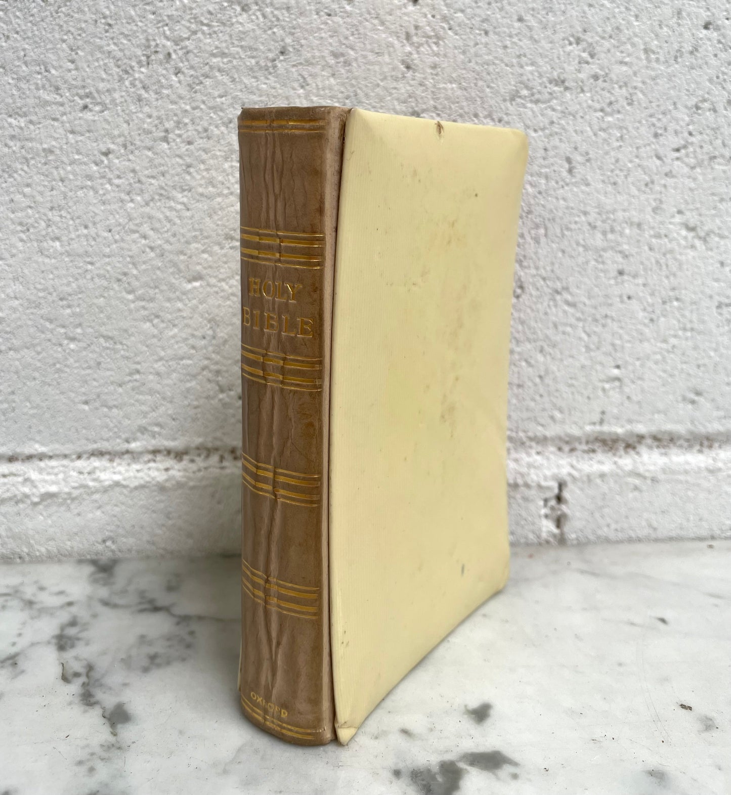 Oxford Bible in Box Circa: 1916