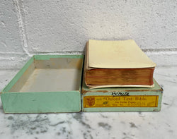 Oxford Bible in Box Circa: 1916 | Antique & Vintage | Moonee Ponds Antiques | Australia Wide Delivery