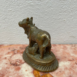 Vintage Indian Brass 'Holy Mother Cow'