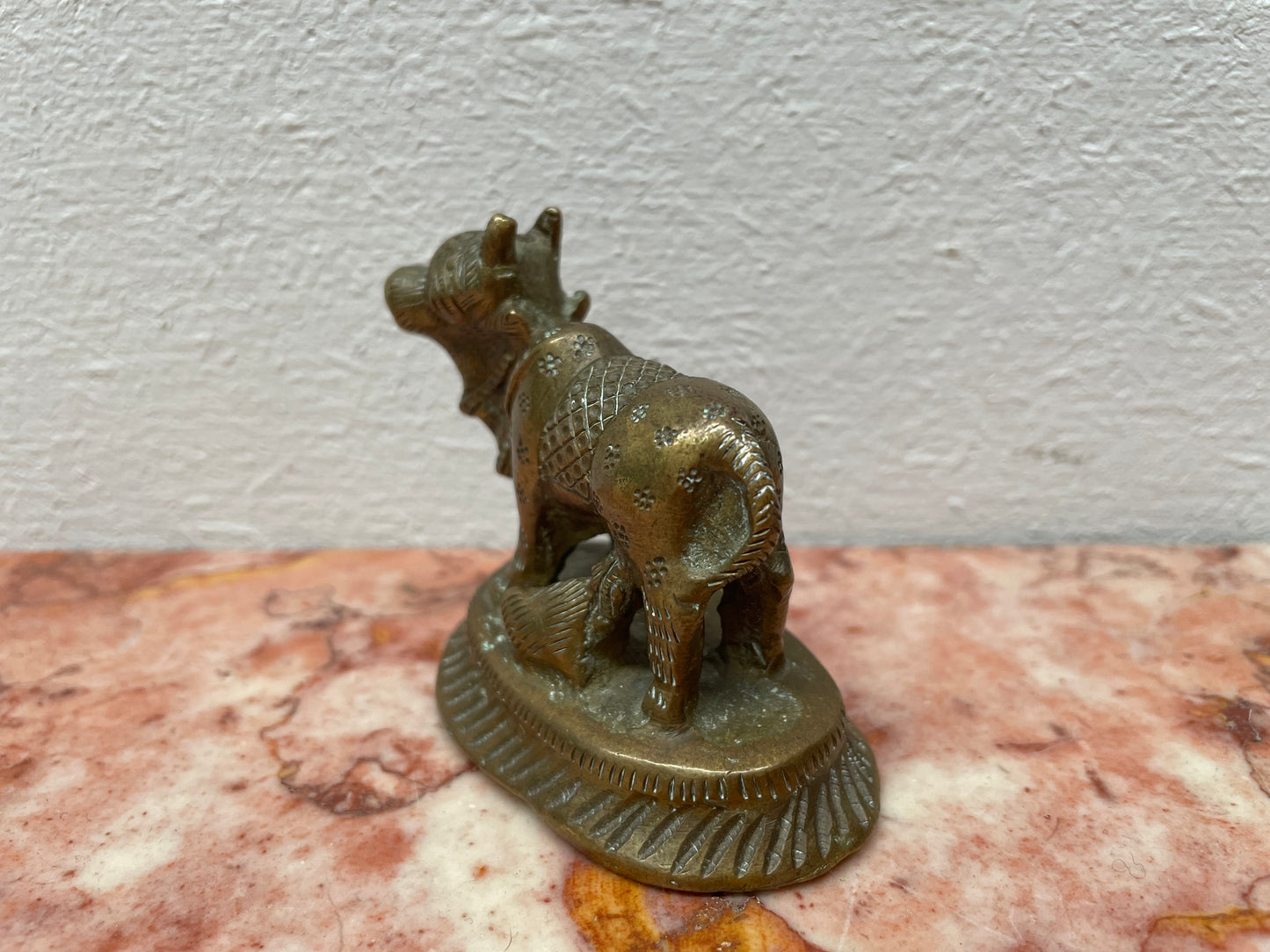 Vintage Indian Brass 'Holy Mother Cow'