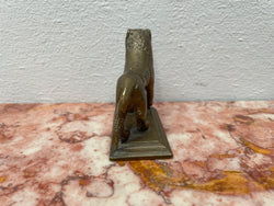 Vintage Cast Brass Lion Figure | Antique & Vintage | Moonee Ponds Antiques | Australia Wide Delivery