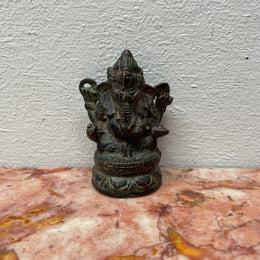 Antique Ganesh Hindu Bronze Statue