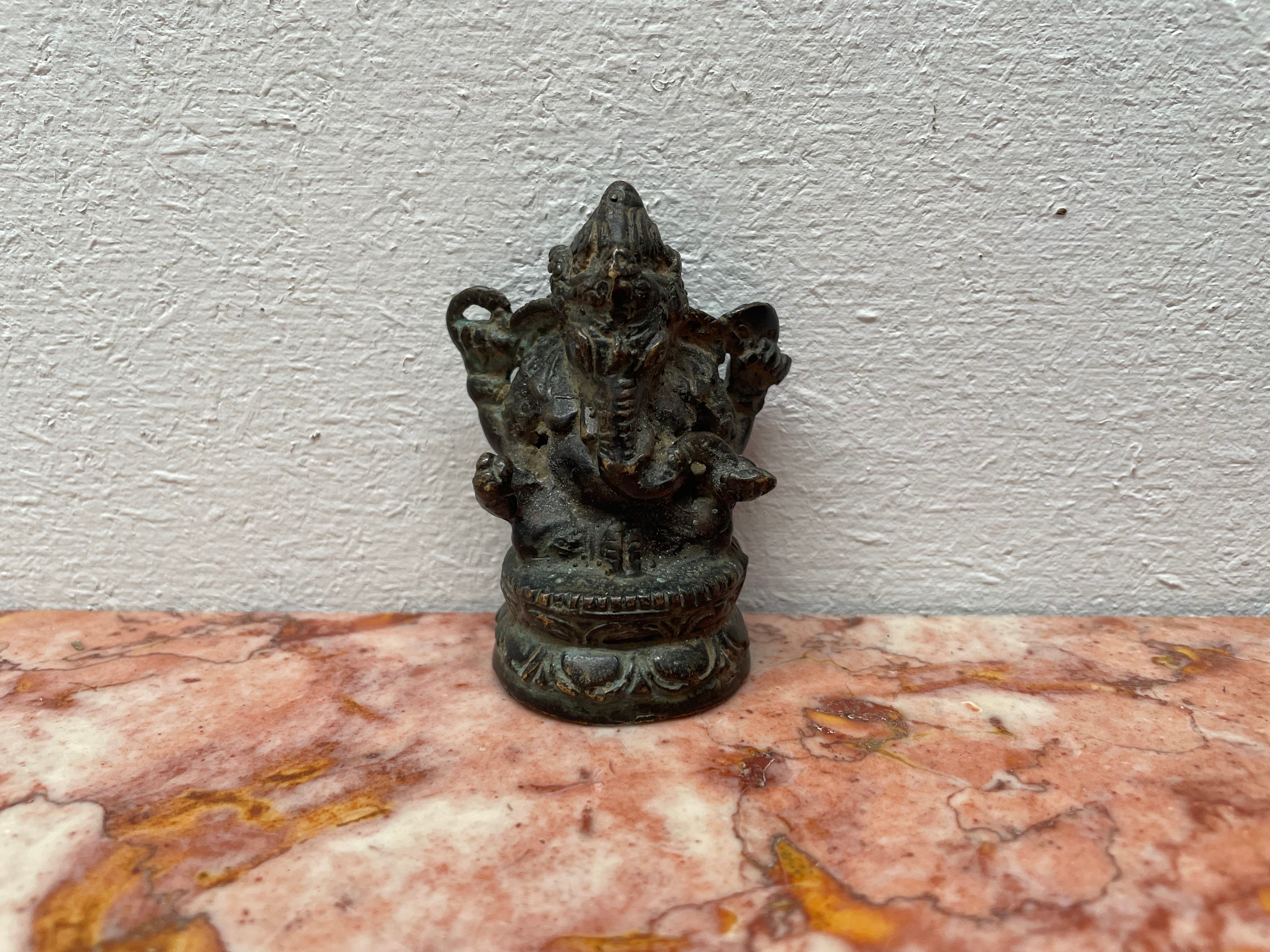 Antique Ganesh Hindu Bronze Statue | Antique & Vintage | Moonee Ponds Antiques | Australia Wide
