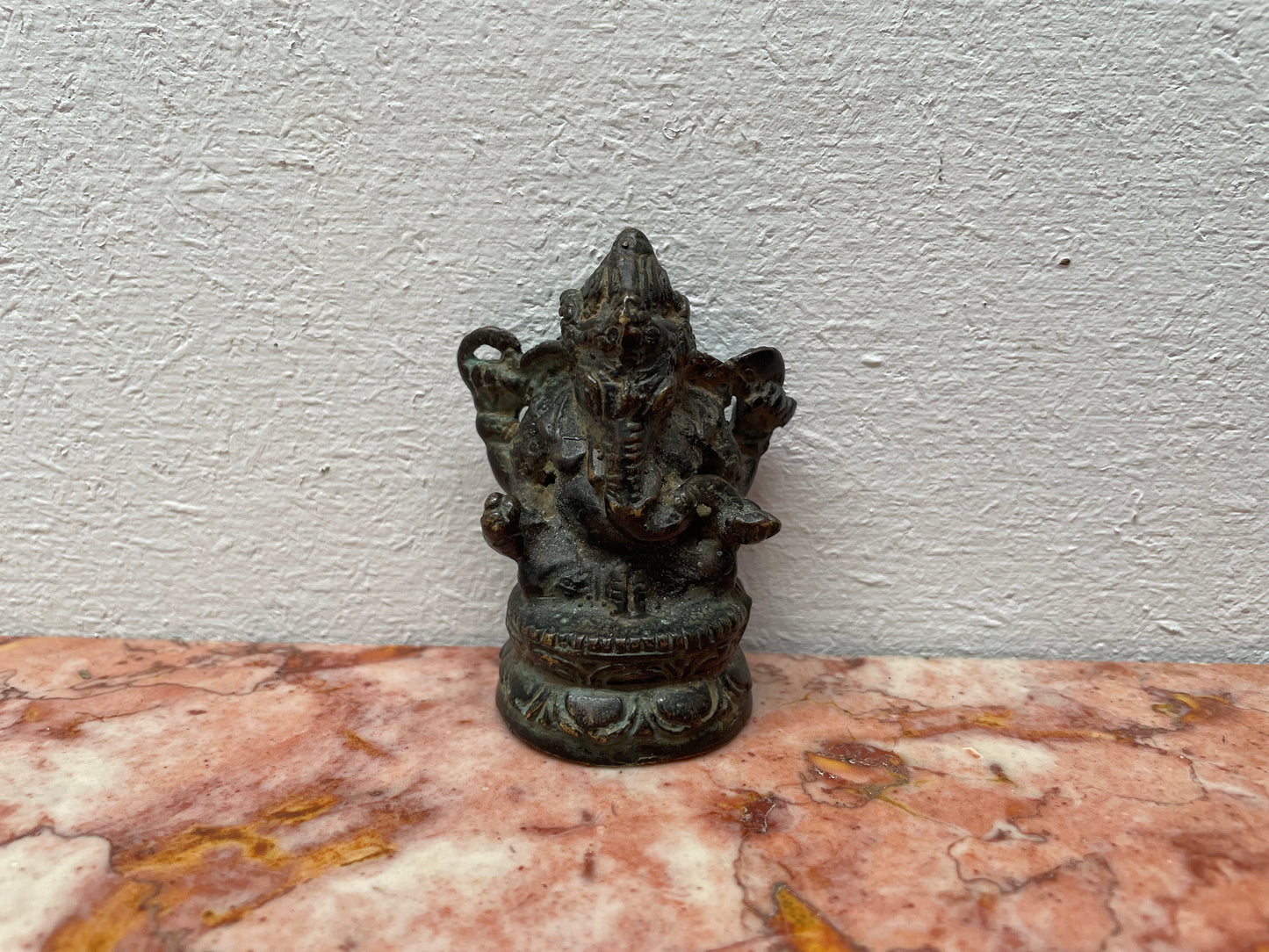 Antique Ganesh Hindu Bronze Statue