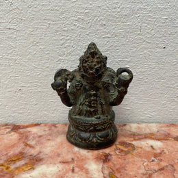 Antique Ganesh Hindu Bronze Statue