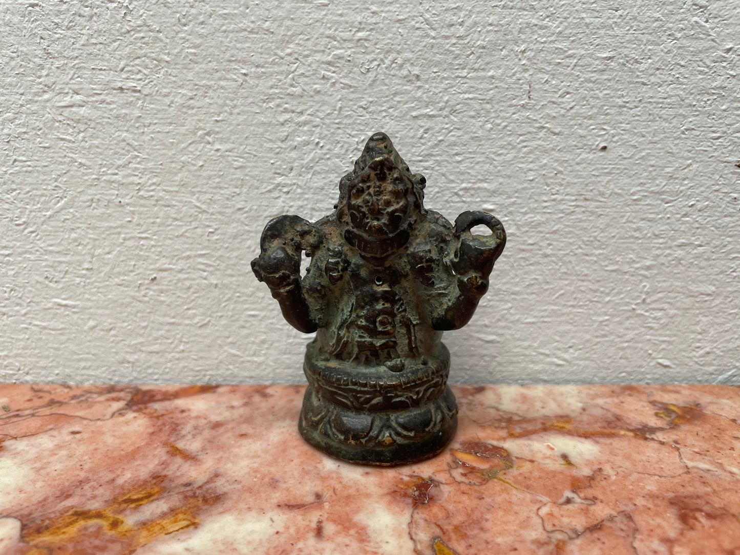 Antique Ganesh Hindu Bronze Statue