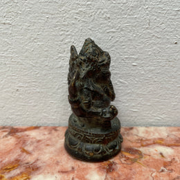 Antique Ganesh Hindu Bronze Statue