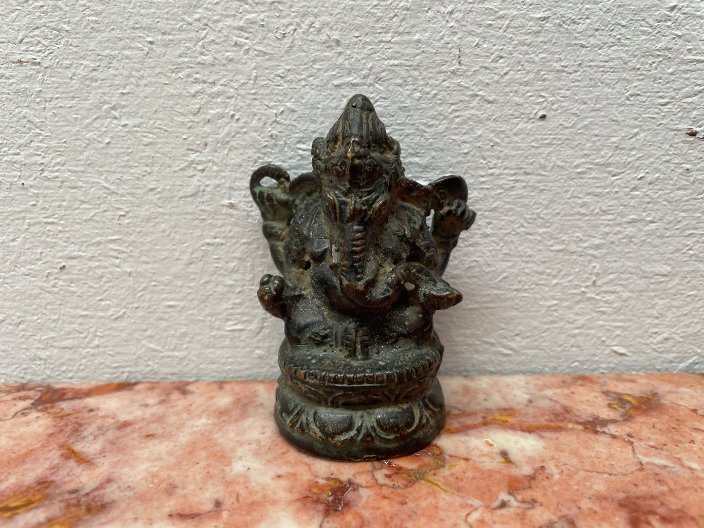 Antique Ganesh Hindu Bronze Statue