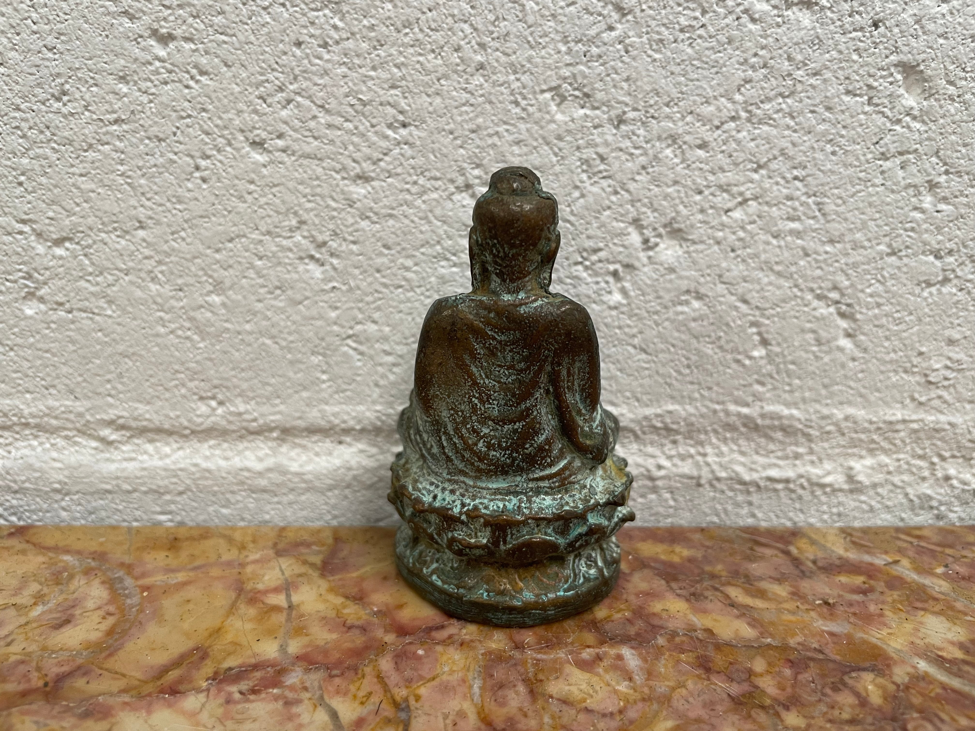 Antique Bronze Buddha Figure | Antique & Vintage | Moonee Ponds Antiques | Australia Wide Delivery