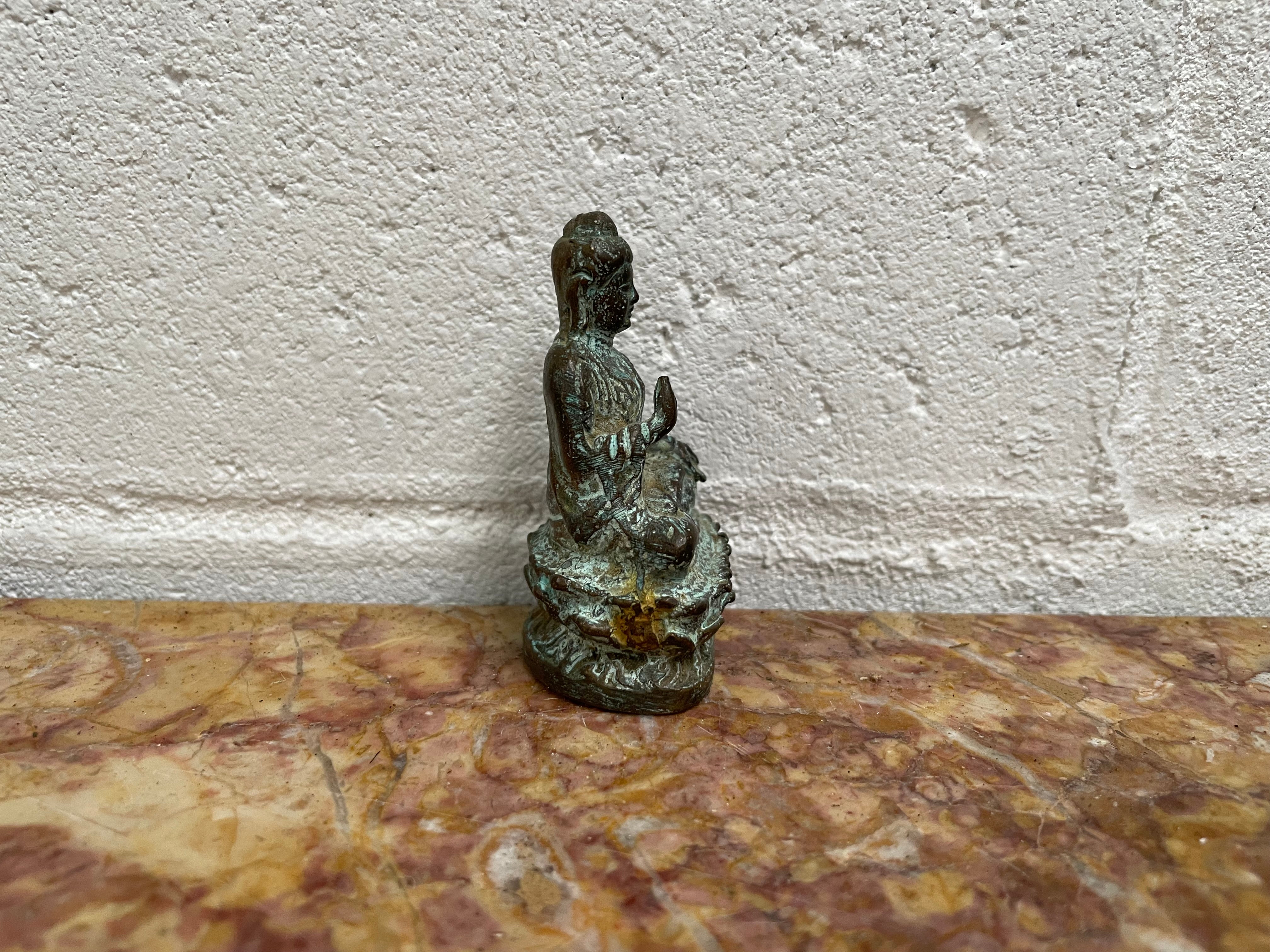 Antique Bronze Buddha Figure | Antique & Vintage | Moonee Ponds Antiques | Australia Wide Delivery