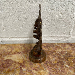 Vintage Dancing Shiva statue made of bronze. Sourced locally and in good original condition.