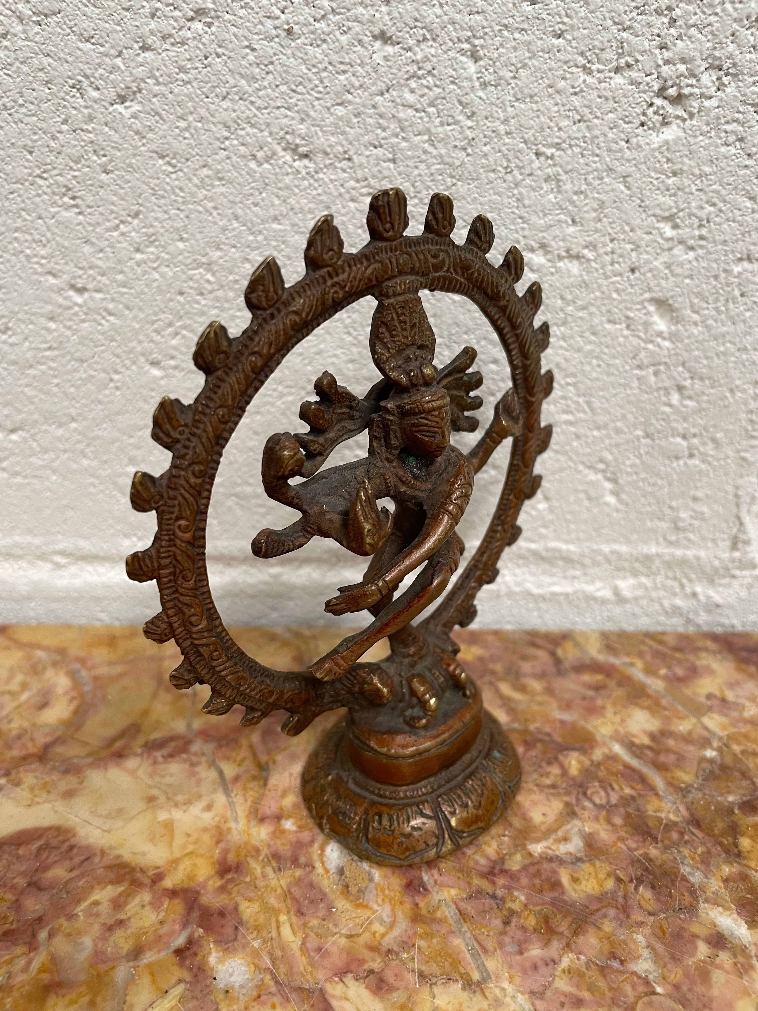 Vintage Bronze Dancing Shiva Statue | Antique & Vintage | Moonee Ponds Antiques | Australia Wide Delivery