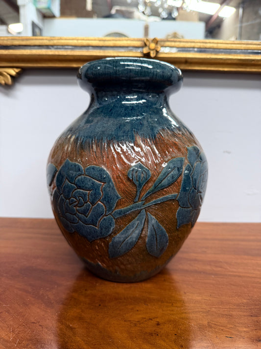 Stunning French Antique Pottery Vase
