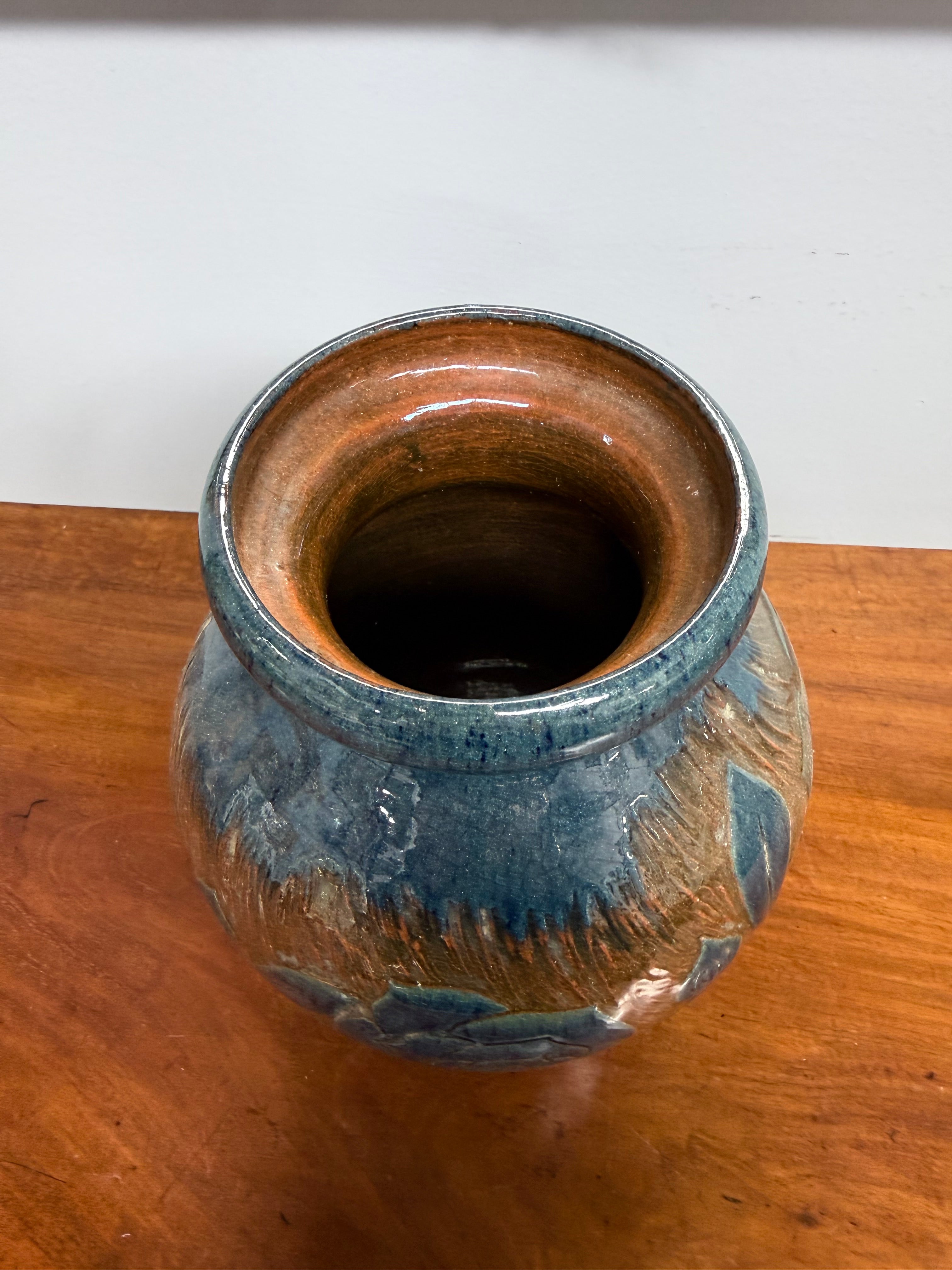 Stunning French Antique Pottery Vase | Antique & Vintage | Moonee Ponds Antiques | Australia Wide