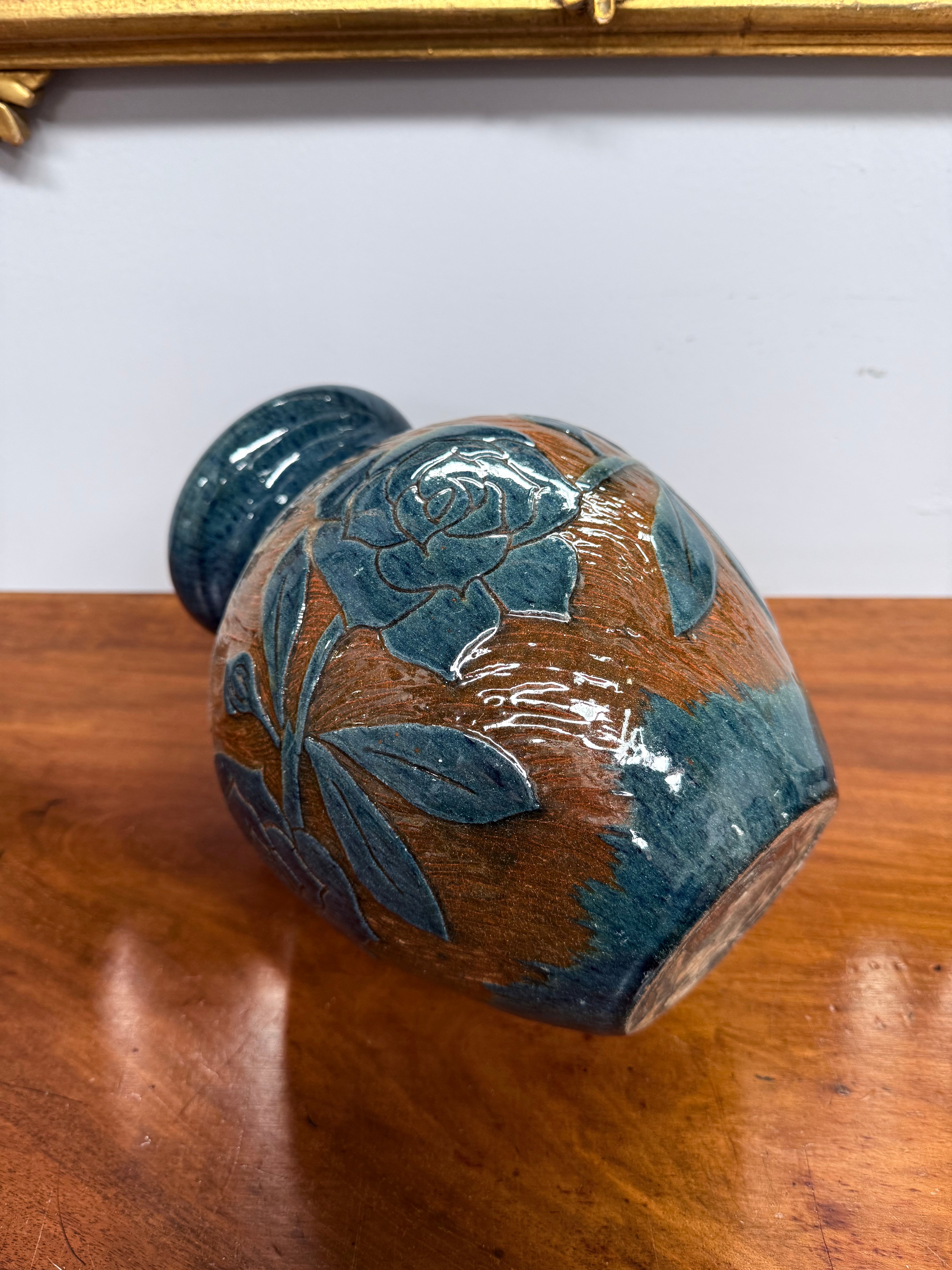 Stunning French Antique Pottery Vase | Antique & Vintage | Moonee Ponds Antiques | Australia Wide