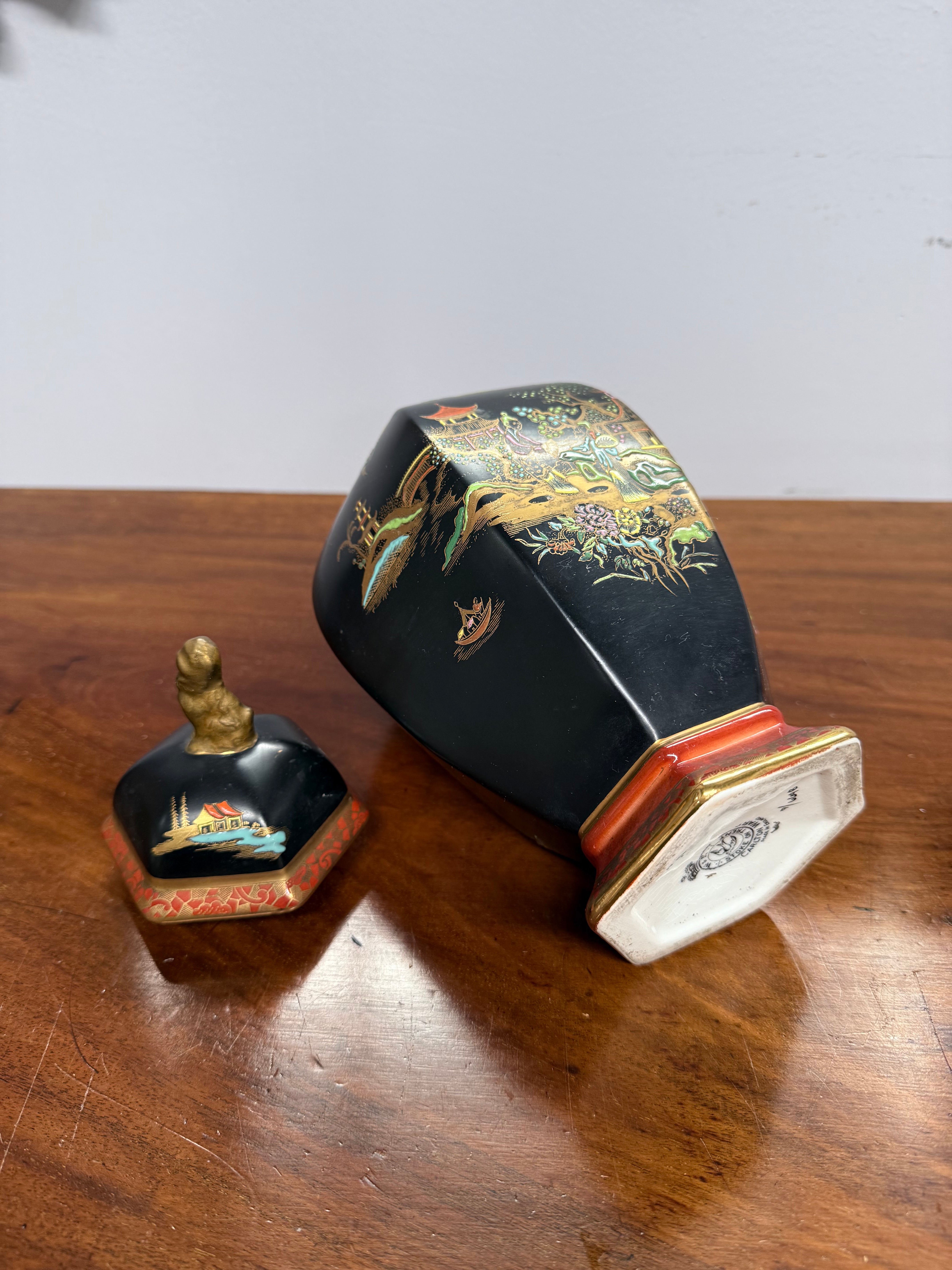 Vintage Carlton Ware Japanese Temple Jar & Lid | Antique & Vintage | Moonee Ponds Antiques | Australia Wide