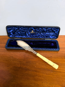 Victorian Sterling Silver & Ivory Handle Fish Server | Antique & Vintage | Moonee Ponds Antiques | Australia Wide Delivery