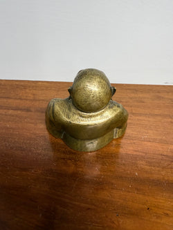 Vintage Bronze Laughing Buddha Statue | Antique & Vintage | Moonee Ponds Antiques | Australia Wide Delivery