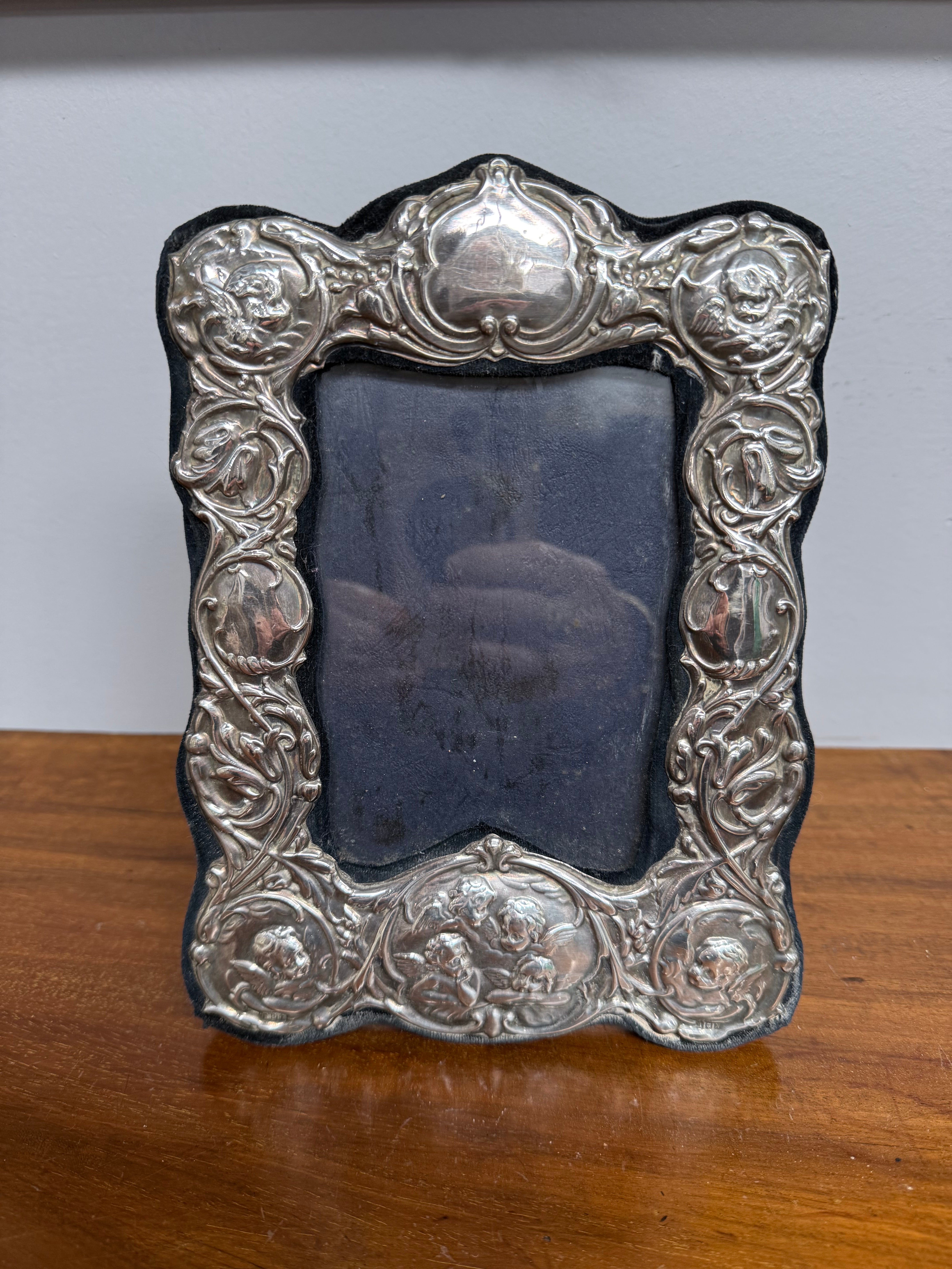 Reynolds Vintage Angels Sterling Silver Picture Frame | Antique & Vintage | Moonee Ponds Antiques | Australia Wide